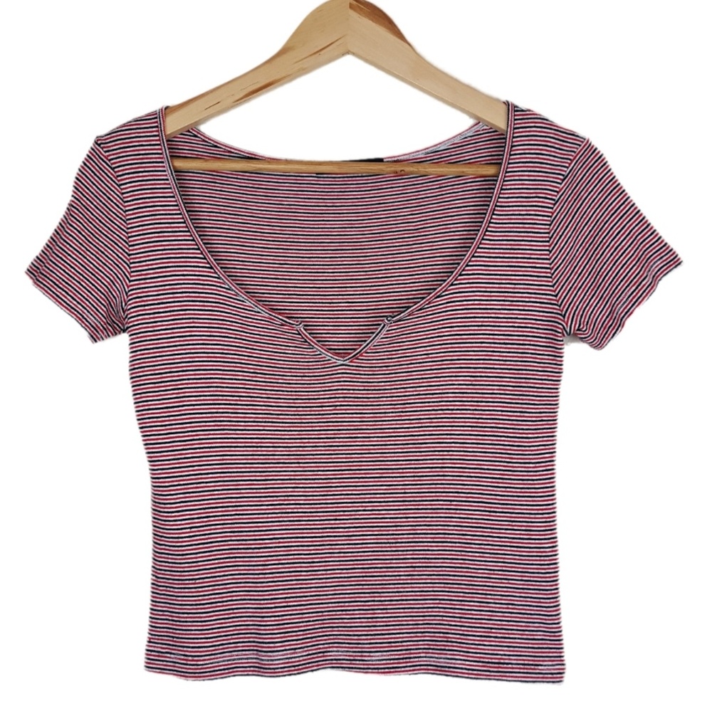 Brandy Melville  Crop Top | Red White & Black